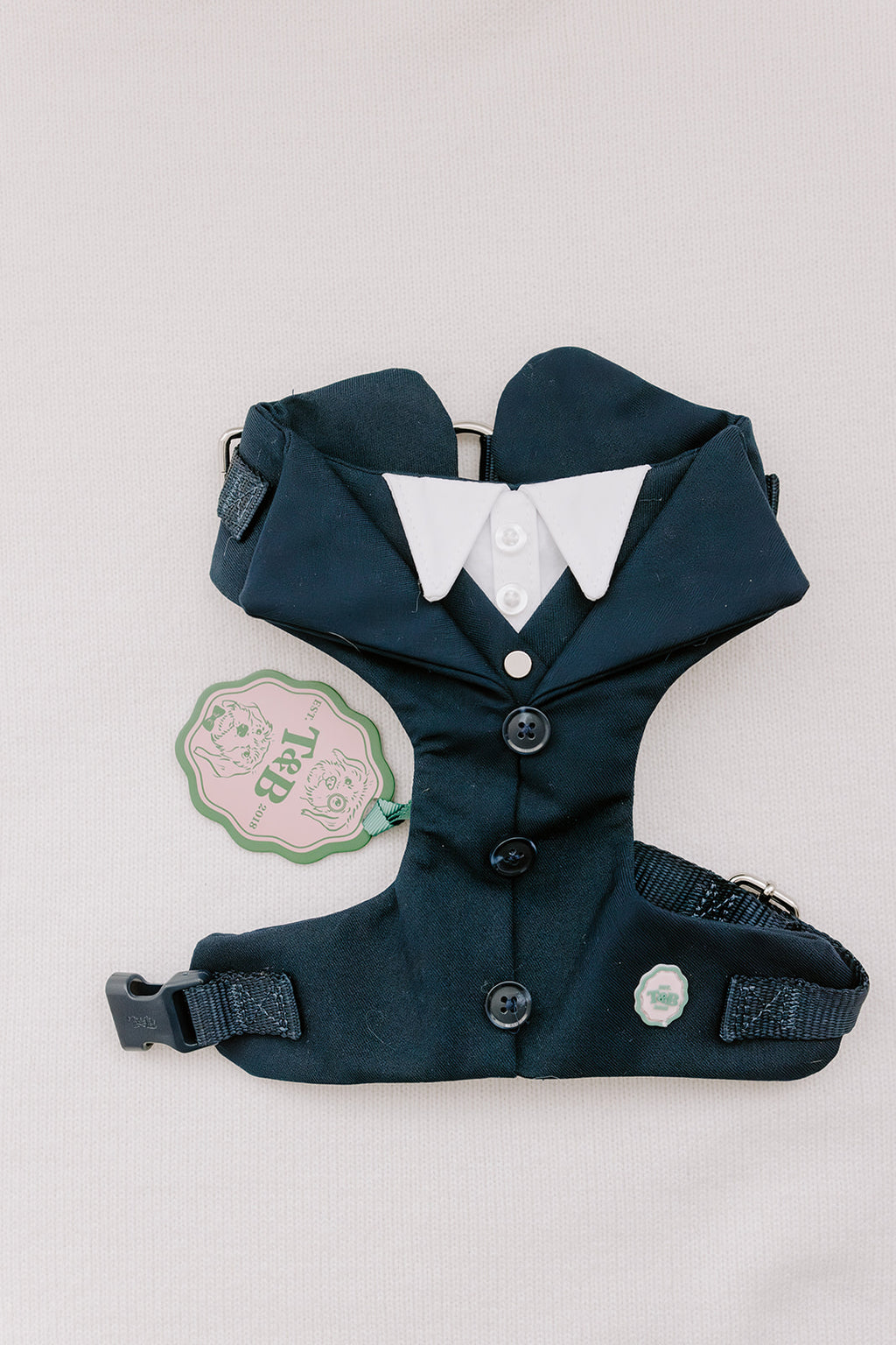 Midnight Navy Dog Suit Harness